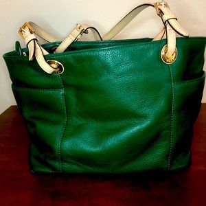 Michael Kors green purse